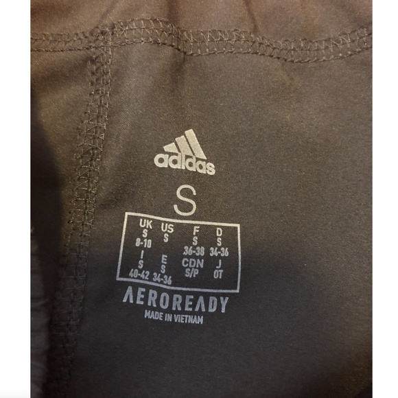 Adidas retro black and white three-stripe shorts NWT - Picture 4 of 5